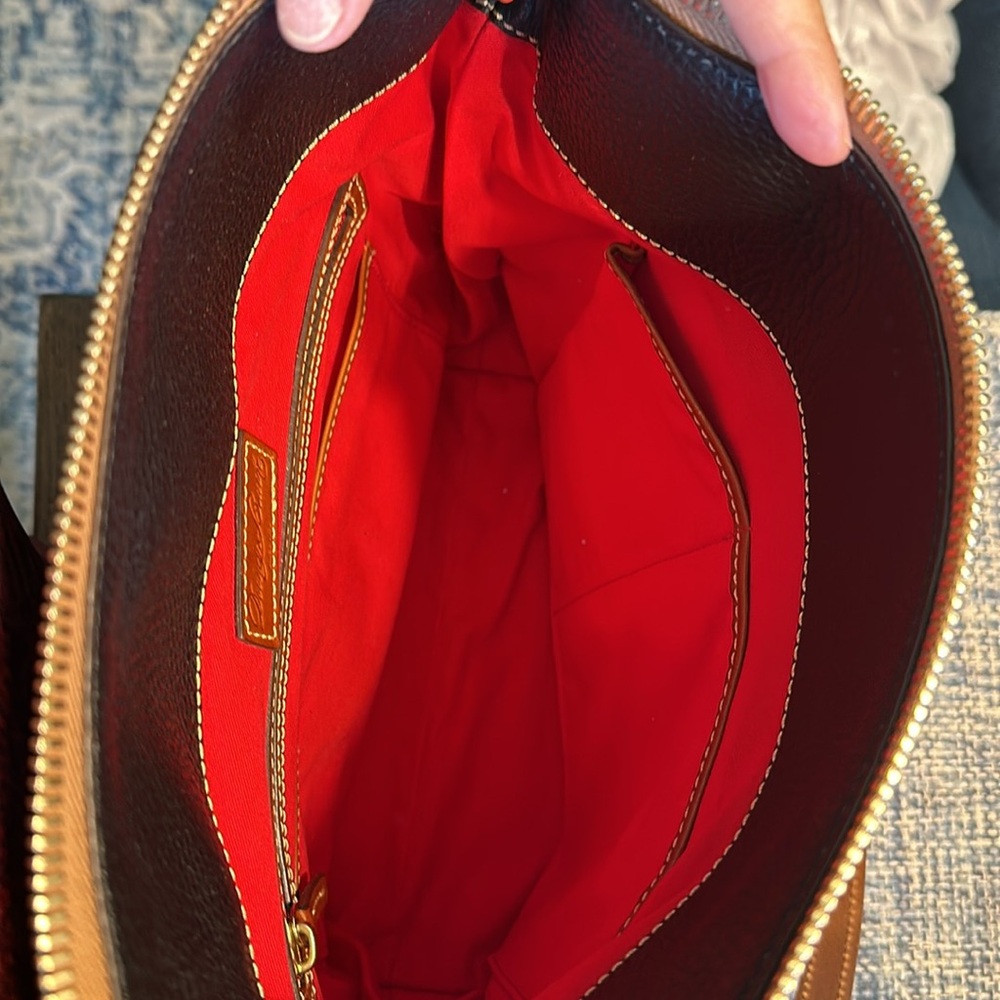 Dooney & Bourke (Authentic) Pebble Leather Shoulder Handbag - Picture 13 of 16